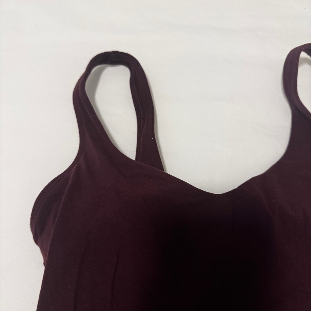 Lululemon Burgundy Maroon Align Tank Top - Picture 2 of 6